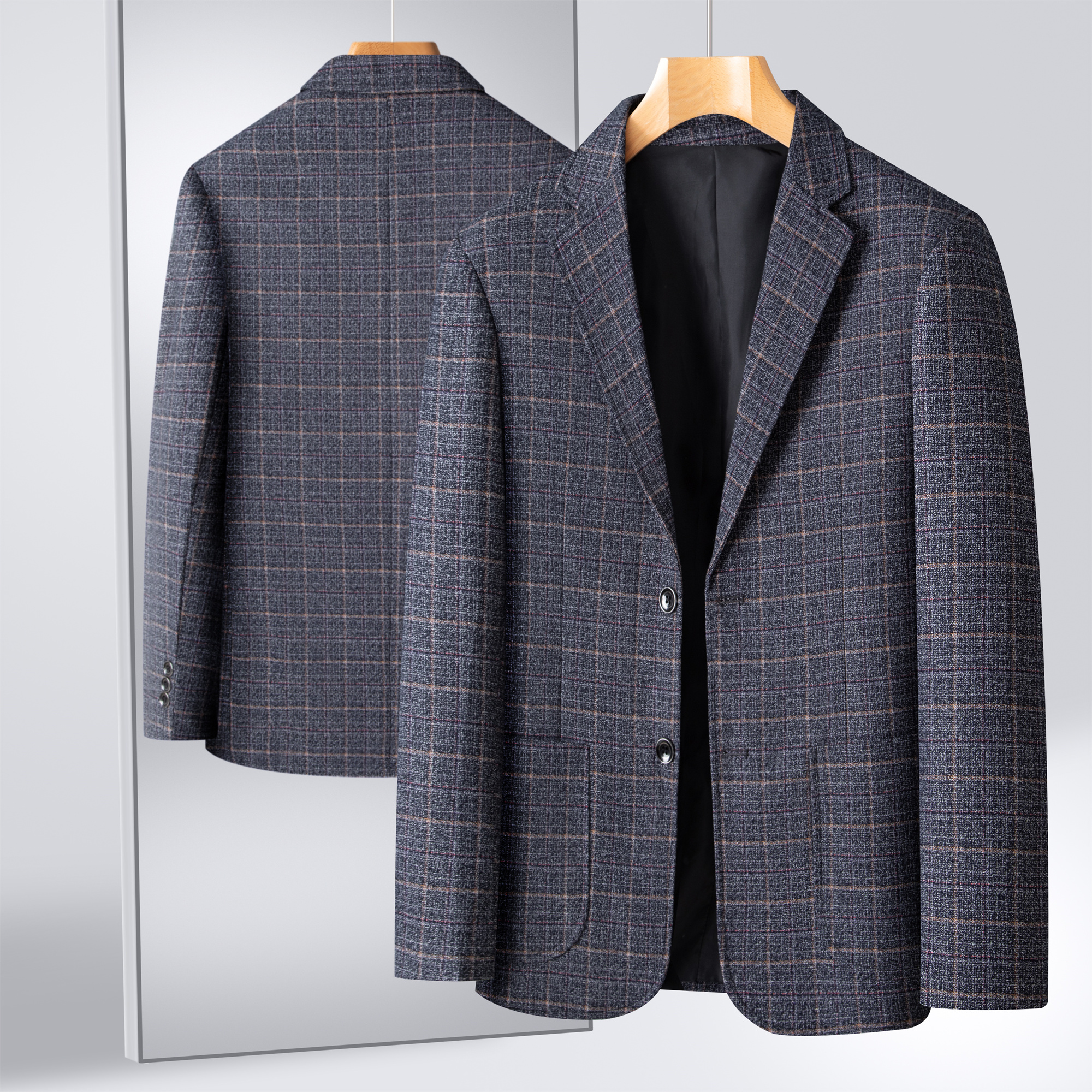 Men Formal Wear Shop - Striped Suit Men's Plaid Suit Men's
