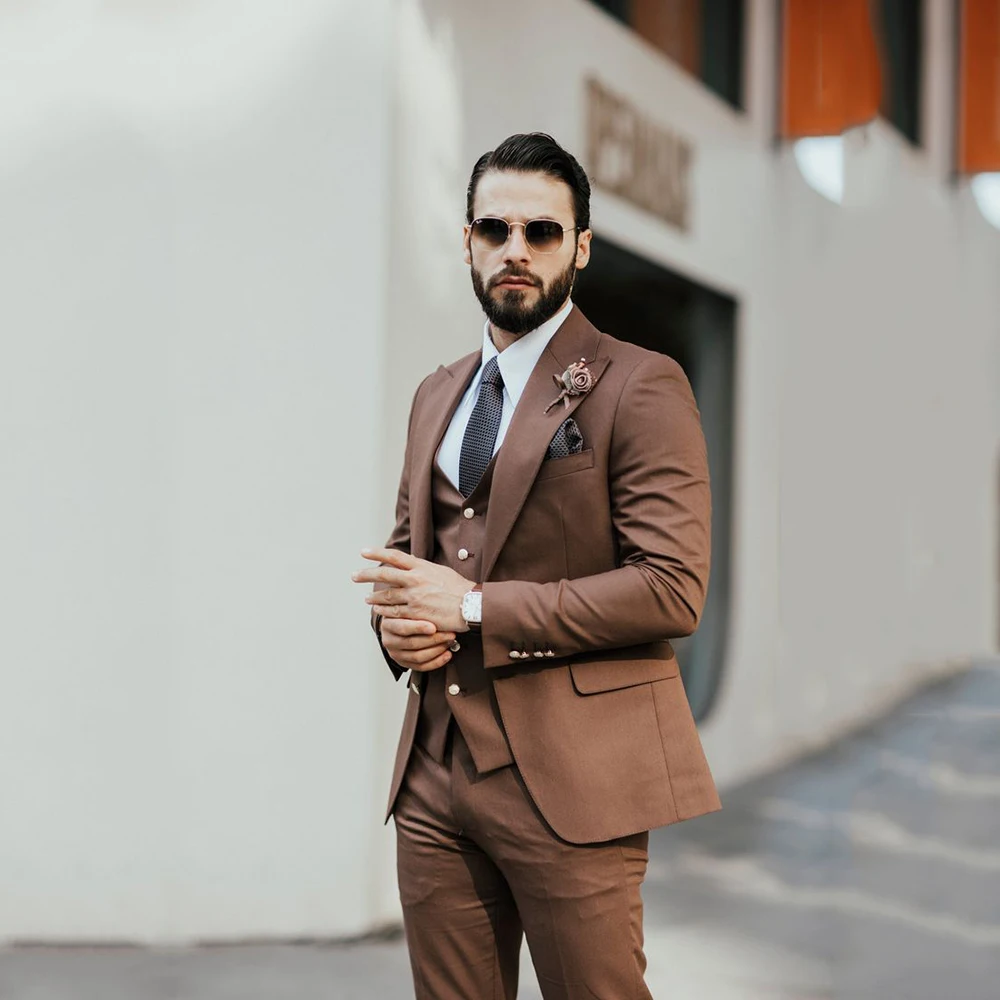 Latest Men Formal Wear - Latest Designs Brown Suits For Men