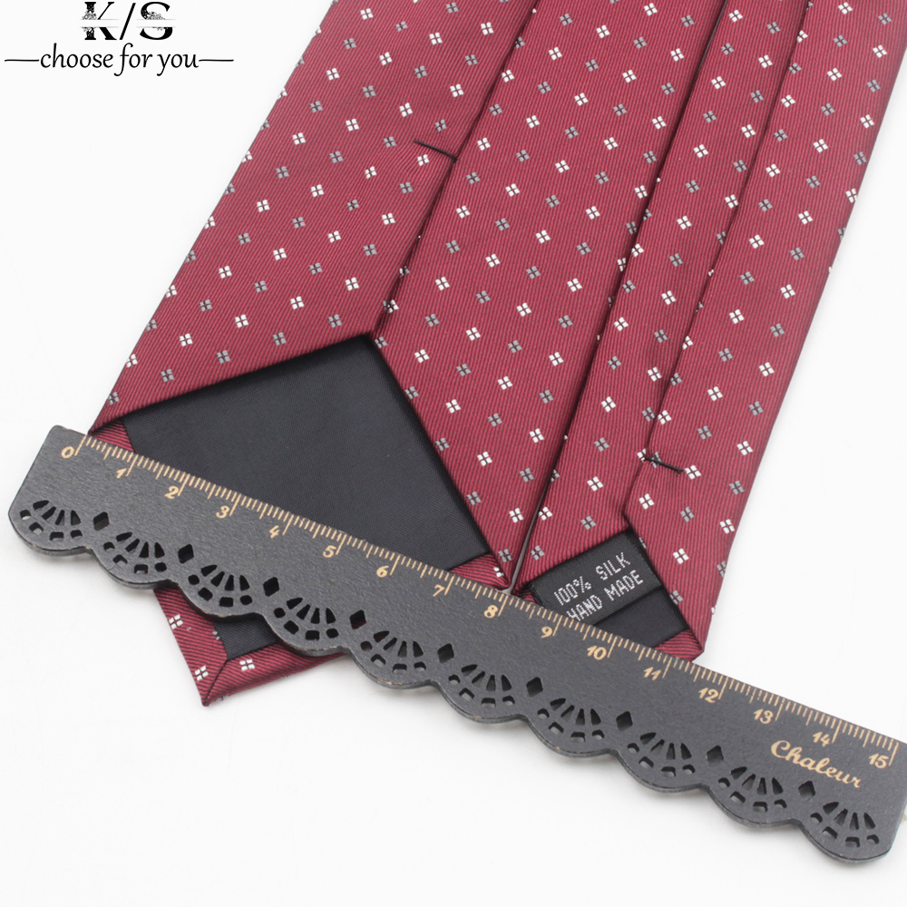 Men's Tie 8cm Stripe Dot Neckt - Men Formal Wear Shirts avaliação e preço