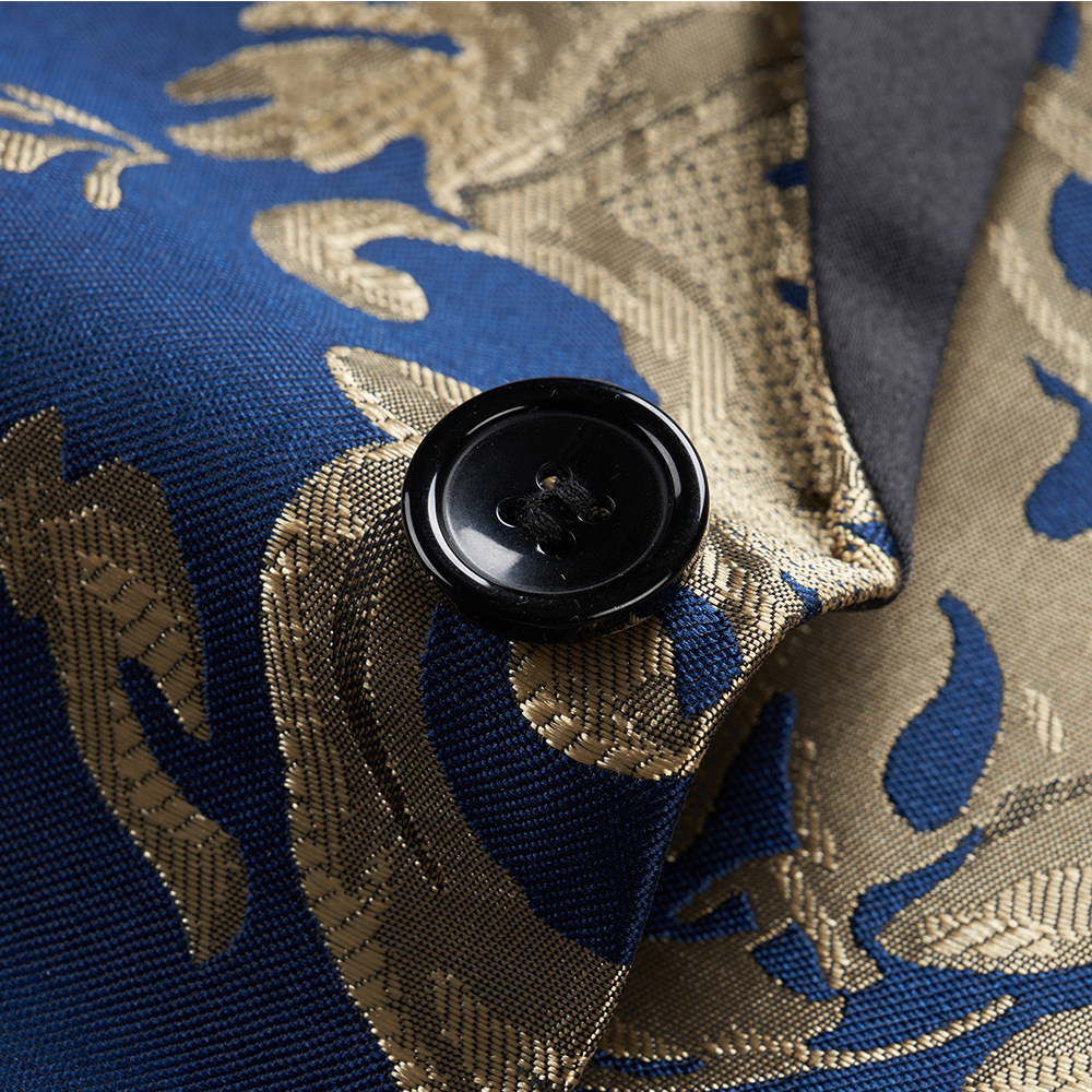 Luxurious Red & Gold Brocade T - Asian Men Formal Wear avaliação e preço