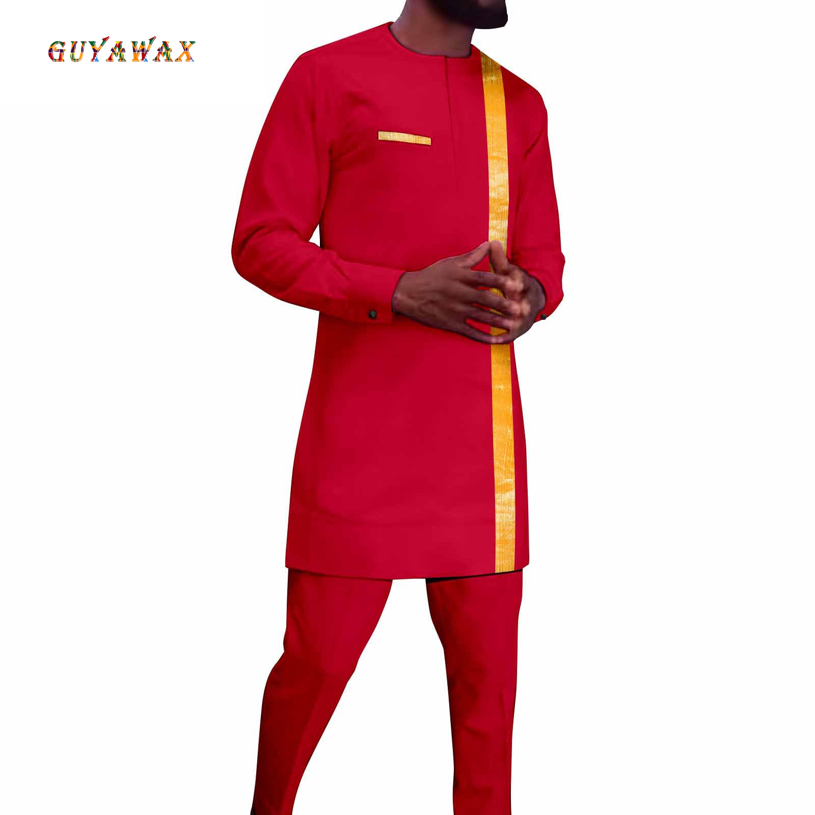 African Clothing for Men Embro - Men Formal Wear Shirts avaliação e preço