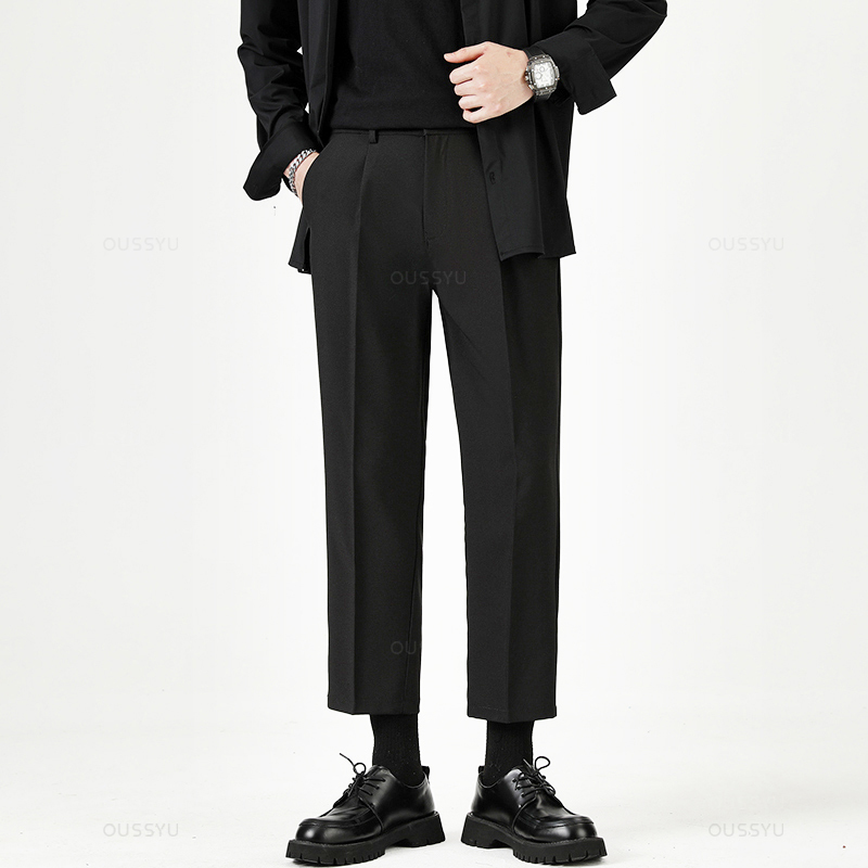 Brand Clothing Smooth Suit Pan - Young Men Formal Wear avaliação e preço