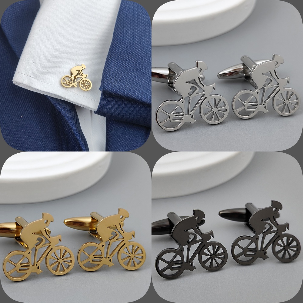 Bicycle racer gold-plated cuff - Men Formal Wear Shirts avaliação e preço