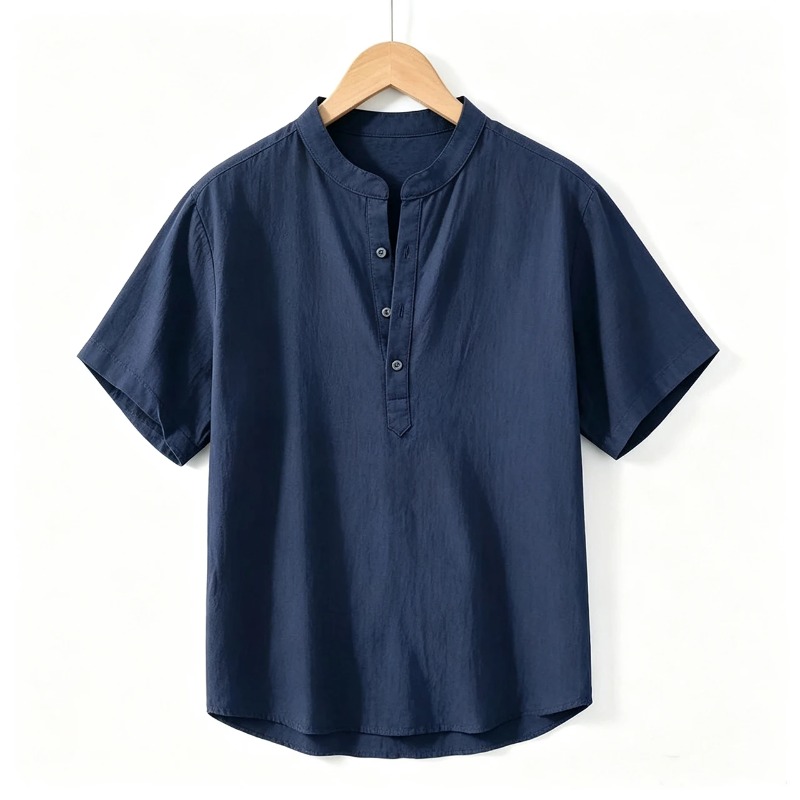 Summer Thin Short-sleeved Shir - Young Men Formal Wear avaliação e preço