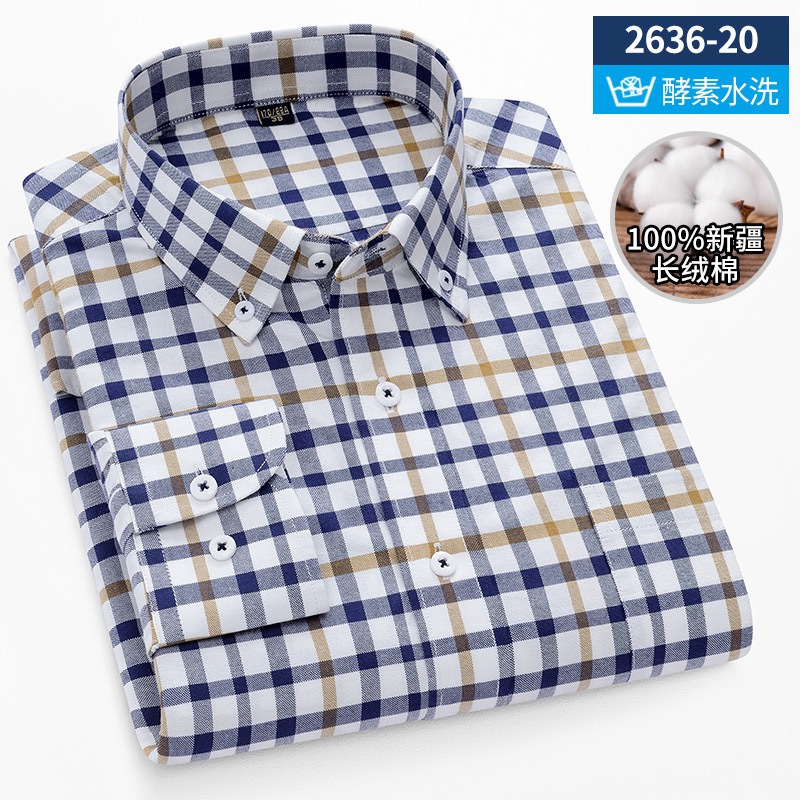 Men's long sleeve shirt pure c - Men Formal Wear Shirts avaliação e preço