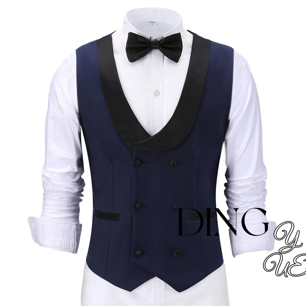 Casual Double Breasted Fashion - Formal Vest Waistcoat avaliação e preço