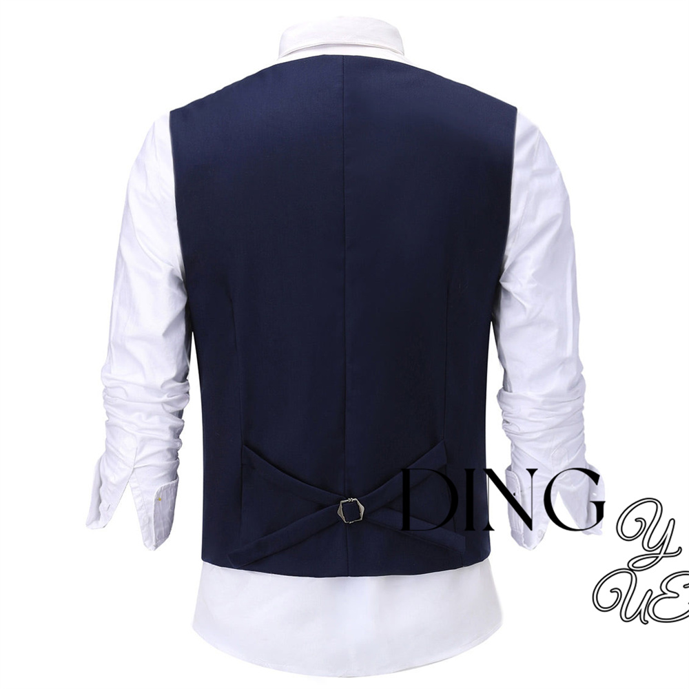Casual Double Breasted Fashion - Formal Vest Waistcoat avaliação e preço