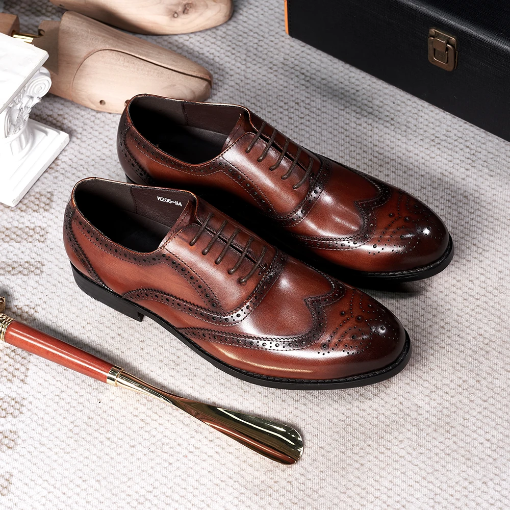 Brogue Style Men's Oxfords Gen - Young Men Formal Wear avaliação e preço