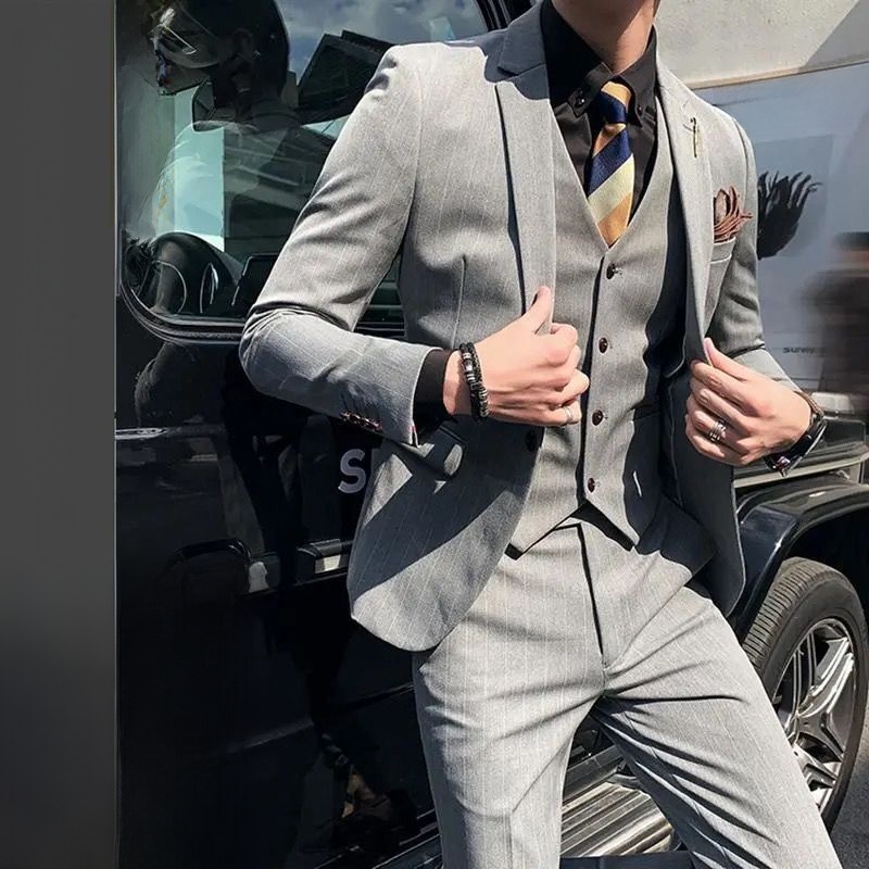 Slim Fit Tee Piece Suit Weddin - Men'S Urban Formal Wear avaliação e preço