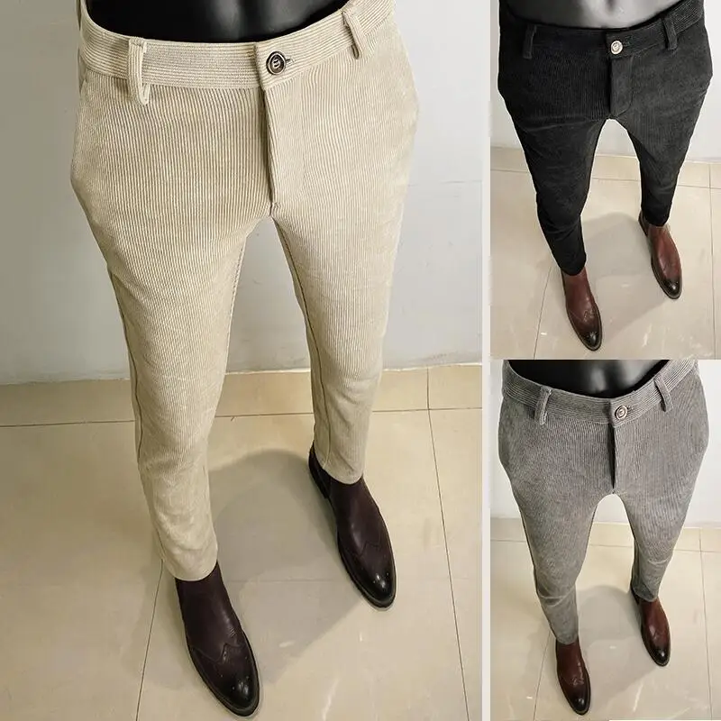 Autumn Winter Thickened Woolen - Men Formal Wear Shop avaliação e preço
