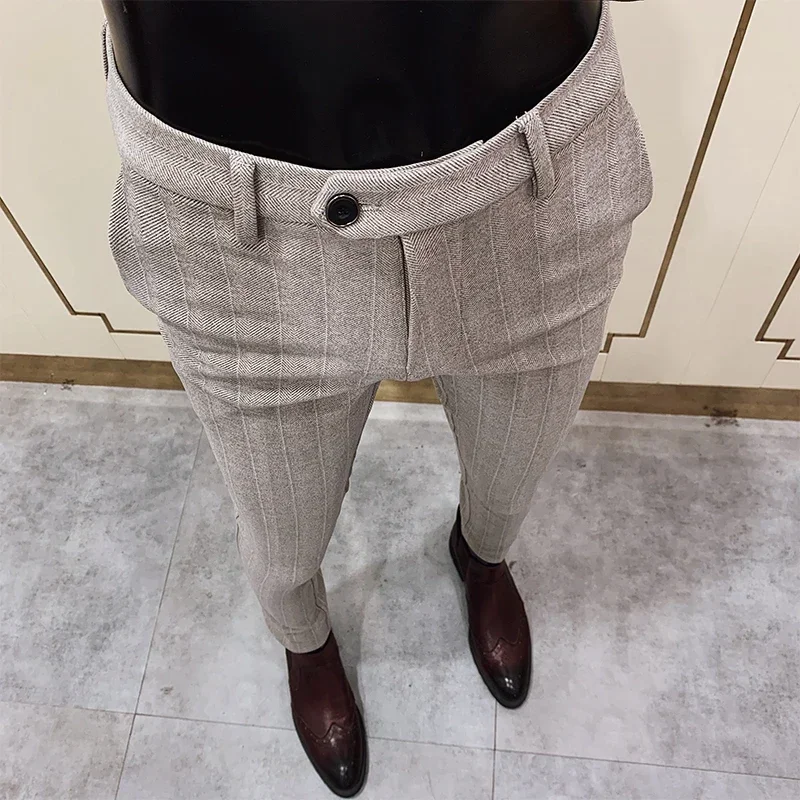 Autumn Winter Thickened Woolen - Men Formal Wear Shop avaliação e preço