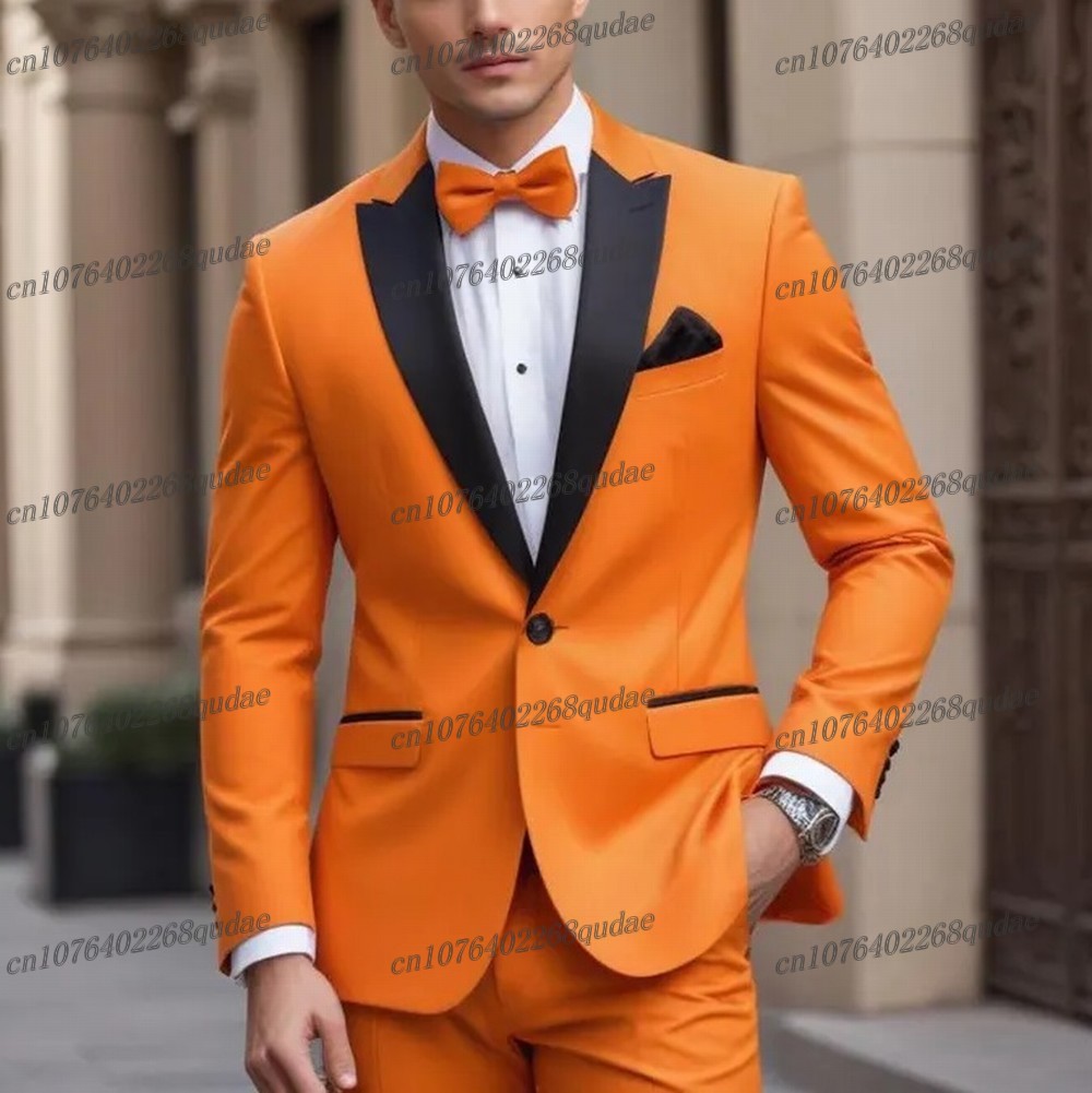 Black Collar Orange Formal Men - Formal Wear Jersey For Men avaliação e preço
