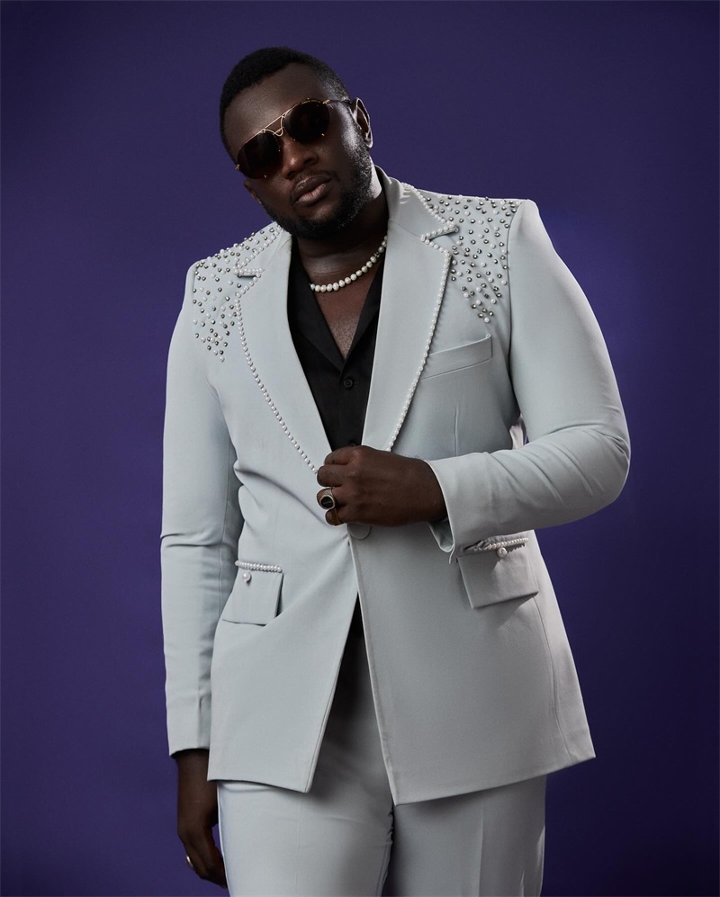 White Pearls Men Suit Set 2 Pi - Formal Wear Jersey For Men avaliação e preço