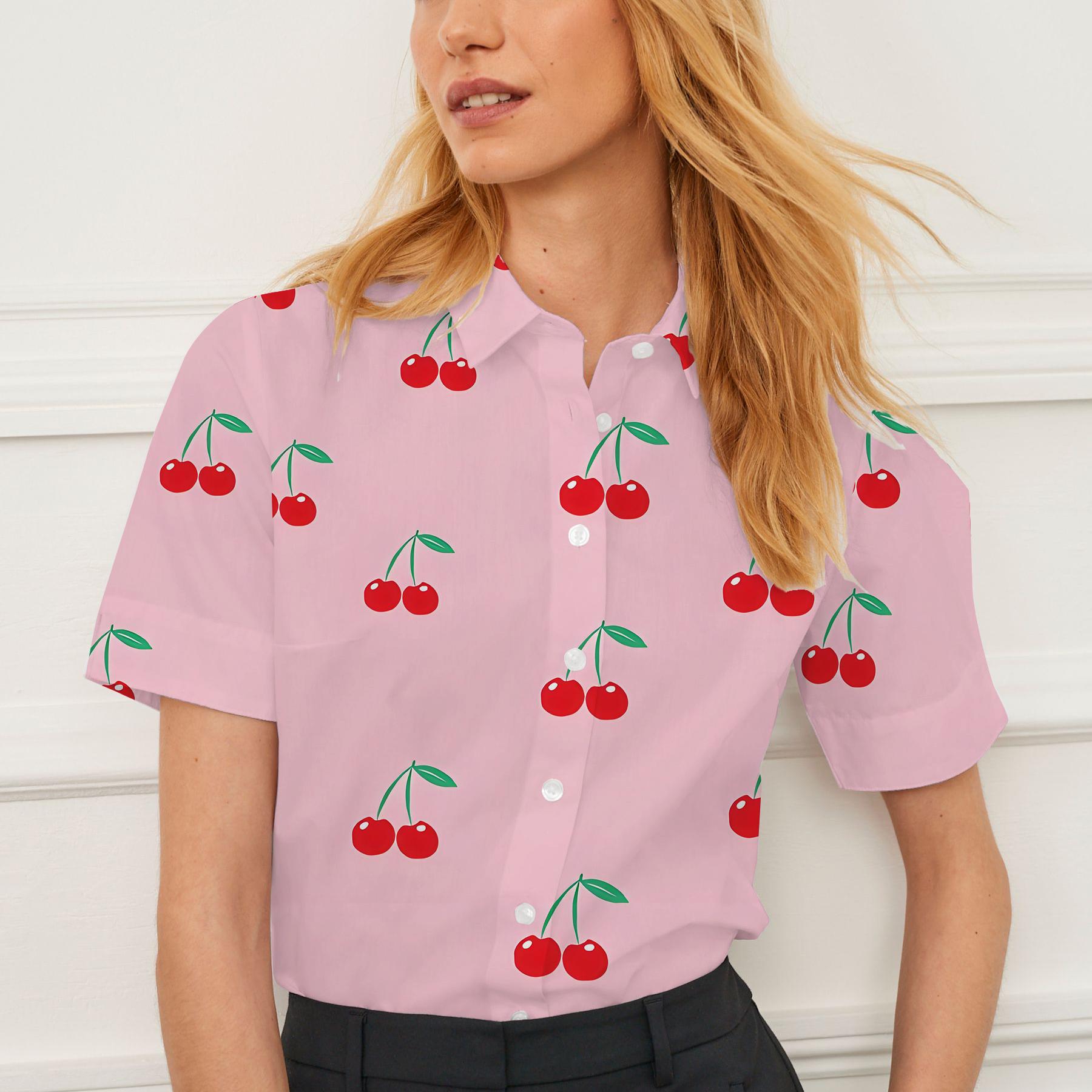 Summer women's 3D Print Shirt  - Men Formal Wear Shirts avaliação e preço