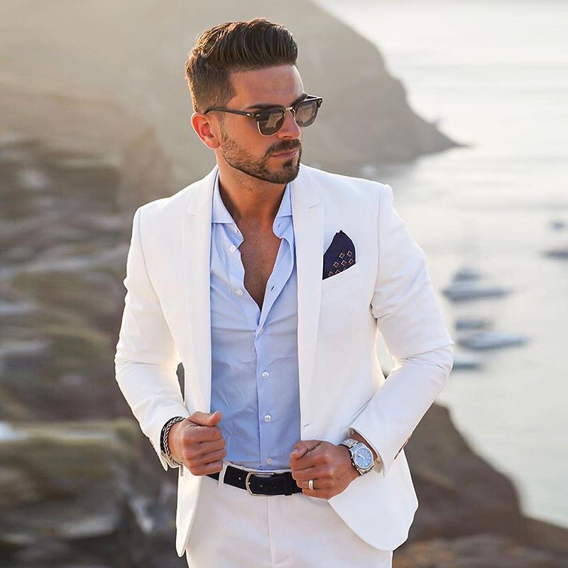 Latest White Men Suit Business - Latest Men Formal Wear avaliação e preço