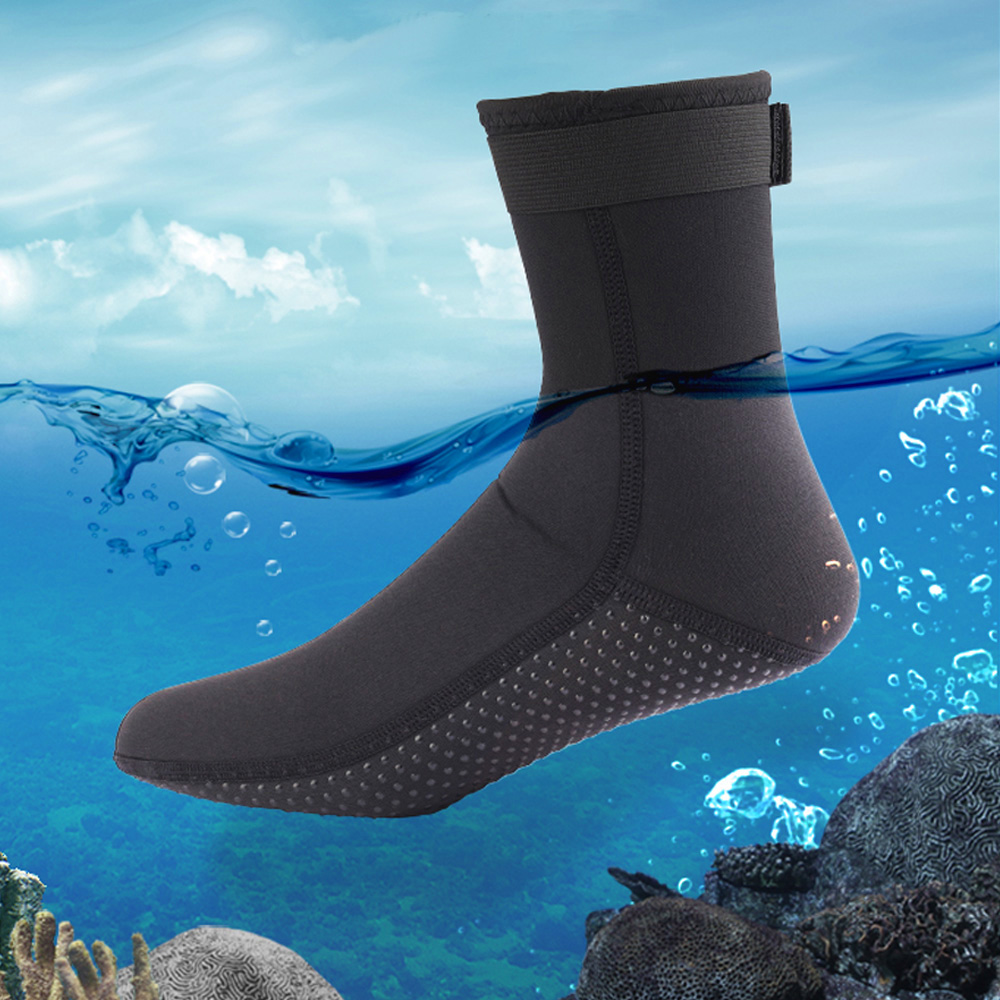 3mm&5mm Neoprene Diving Socks  - Sock Garter Men avaliação e preço
