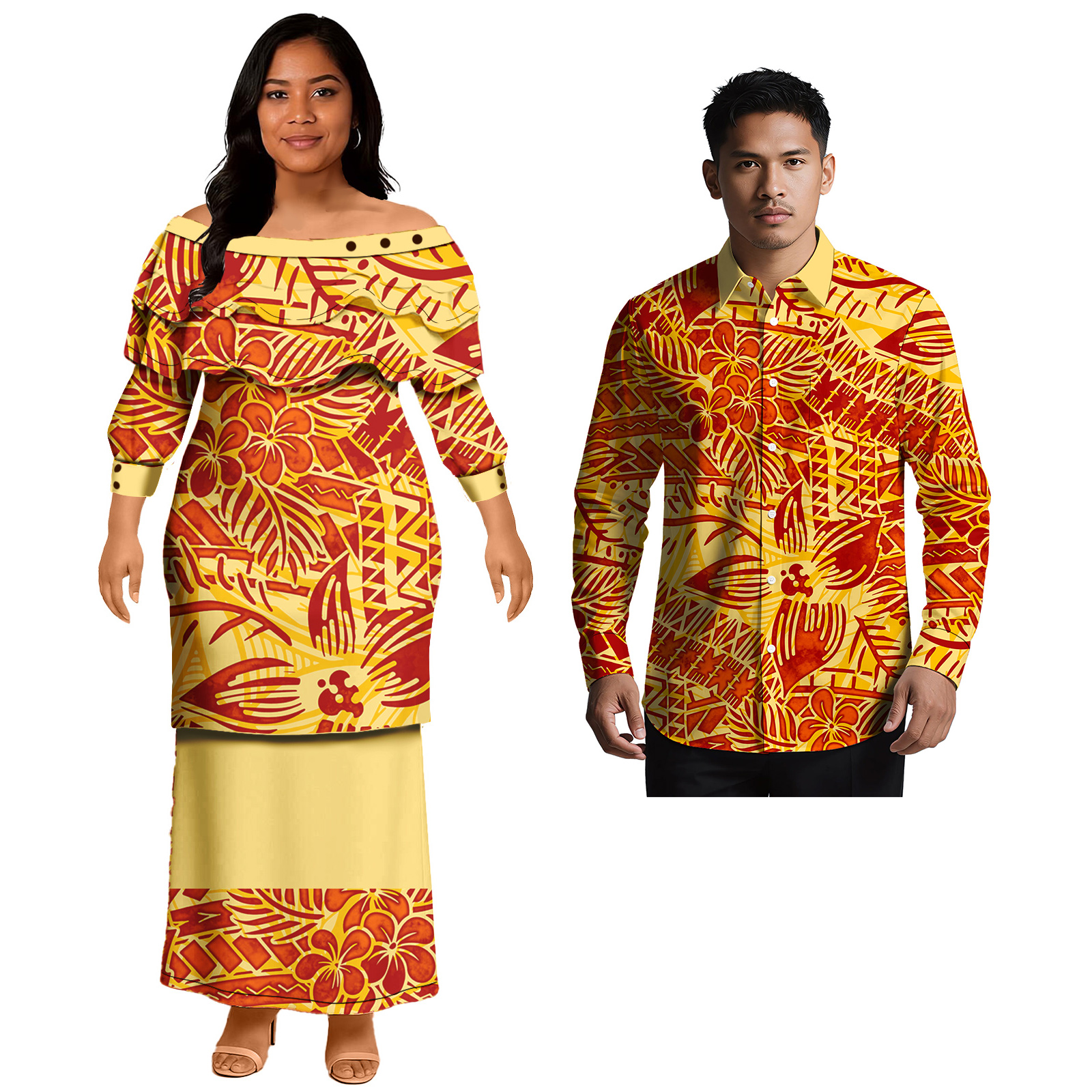 Popular Design Custom Couple C - Men Formal Wear Shirts avaliação e preço