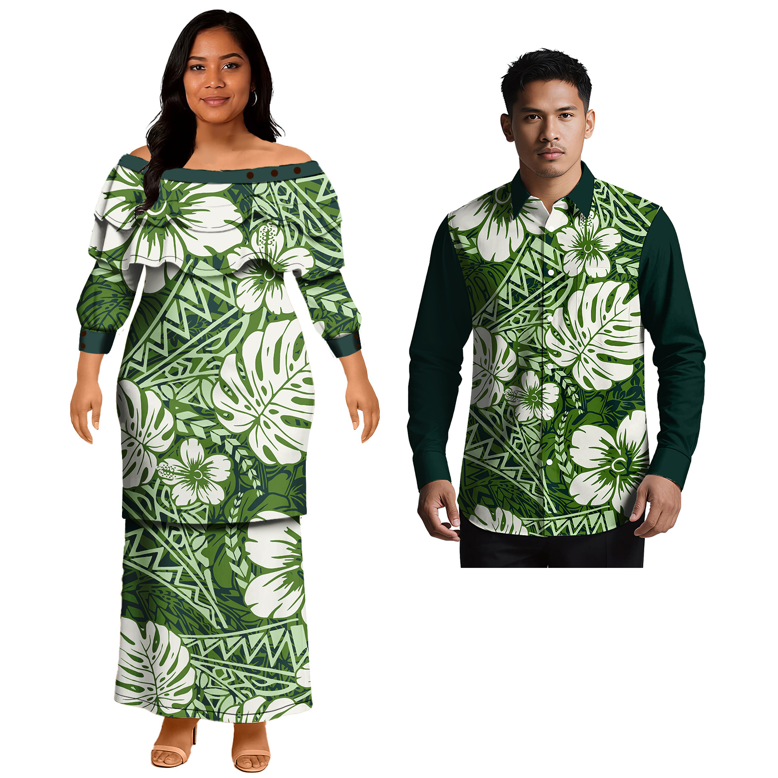 Popular Design Custom Couple C - Men Formal Wear Shirts avaliação e preço