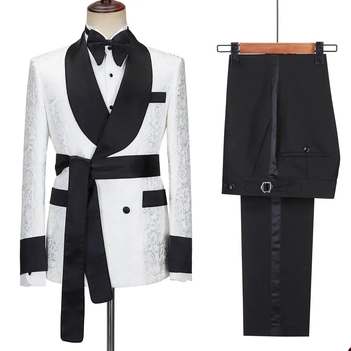 Latest Design Men's White Flor - Latest Men Formal Wear avaliação e preço