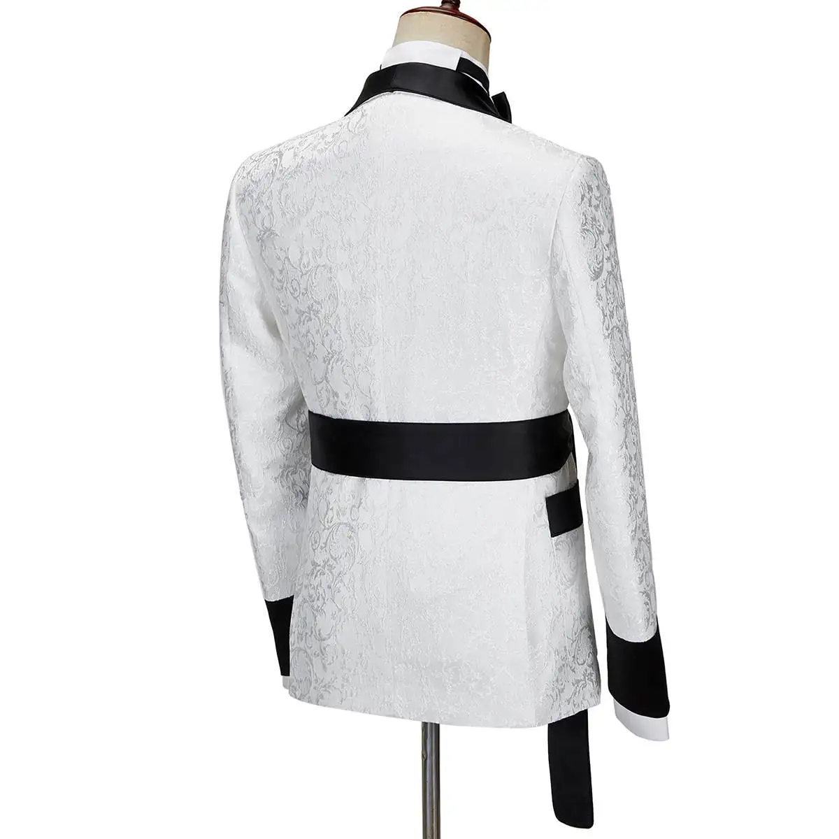 Latest Design Men's White Flor - Latest Men Formal Wear avaliação e preço