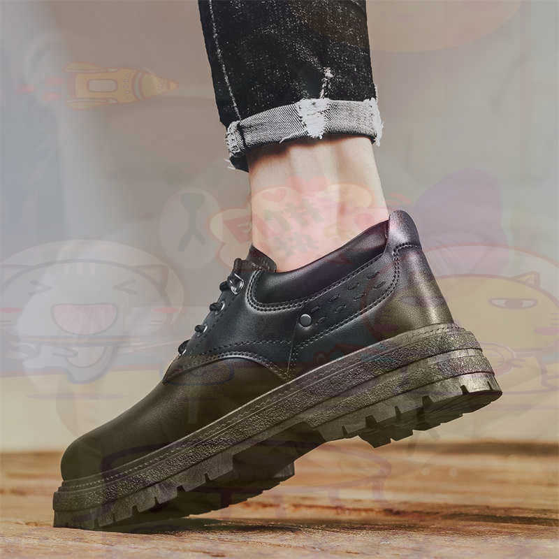 Dark Natural Leather Fashion T - Formal Men Daily Wear Slippers avaliação e preço