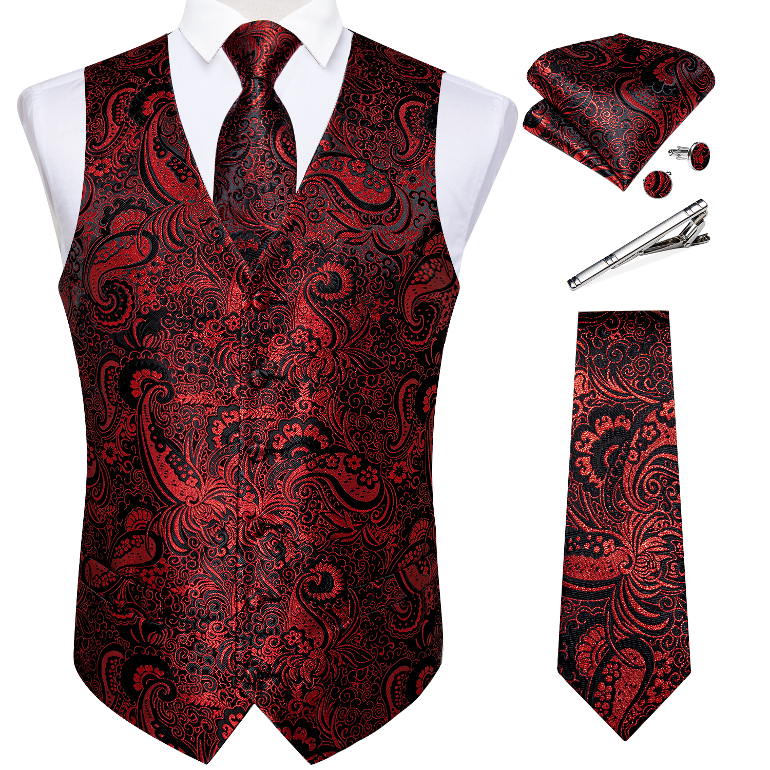 New Men's Vests Formal Dress S - Formal Vest Waistcoat avaliação e preço