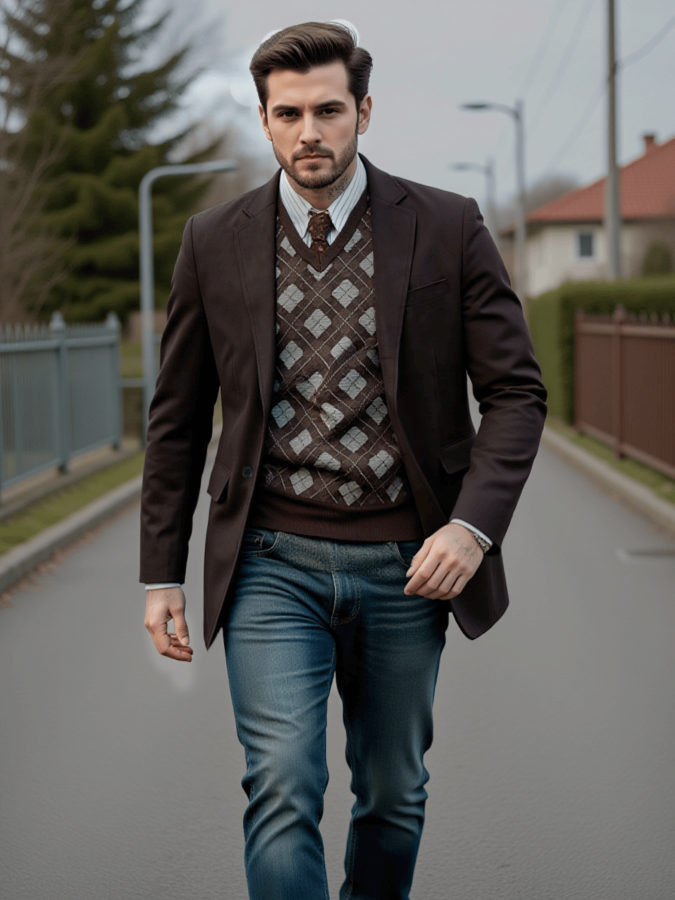 Spring Men's Single-Breasted J - Men'S Urban Formal Wear avaliação e preço