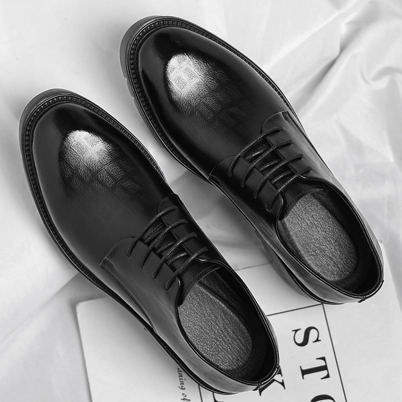 Men's Thick-Soled Low-Cut Busi - Young Men Formal Wear avaliação e preço