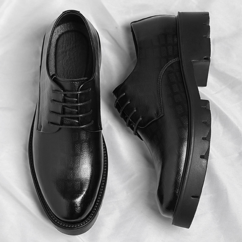 Men's Thick-Soled Low-Cut Busi - Young Men Formal Wear avaliação e preço