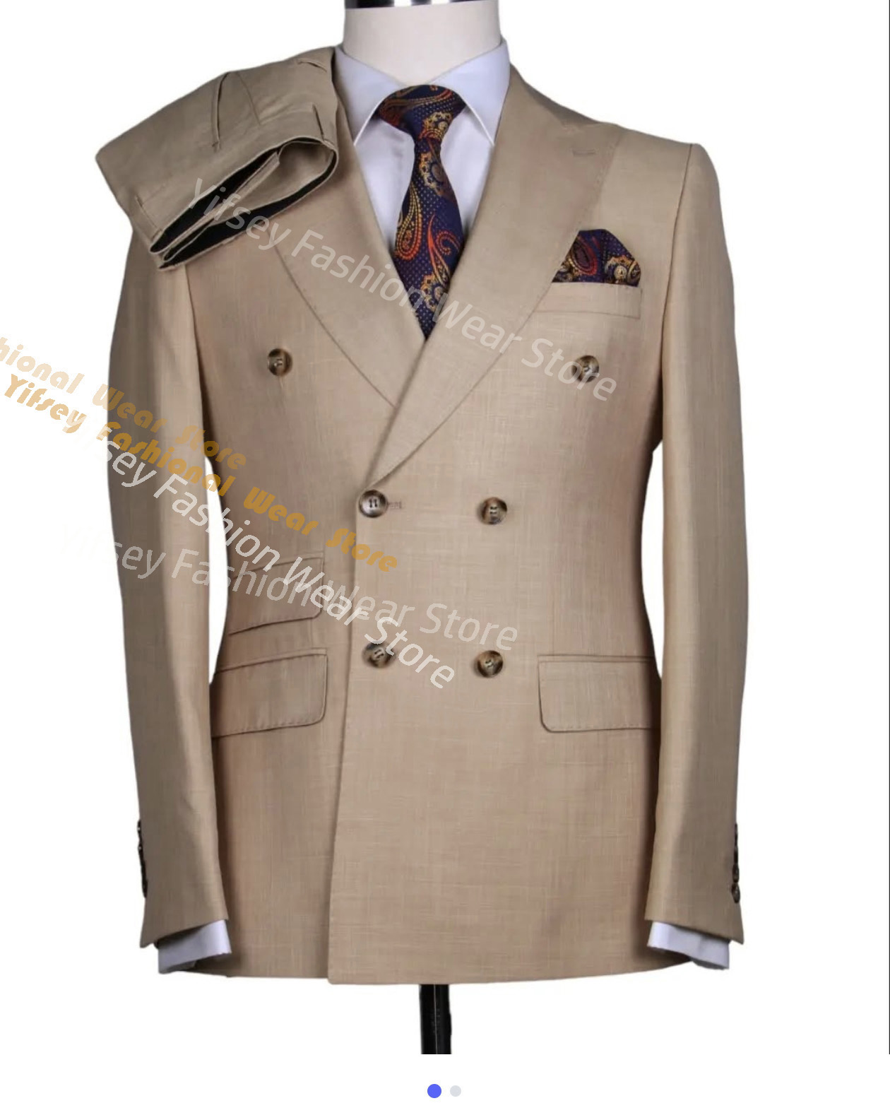 Brown Summer Man Suit Set Coat - Latest Men Formal Wear avaliação e preço