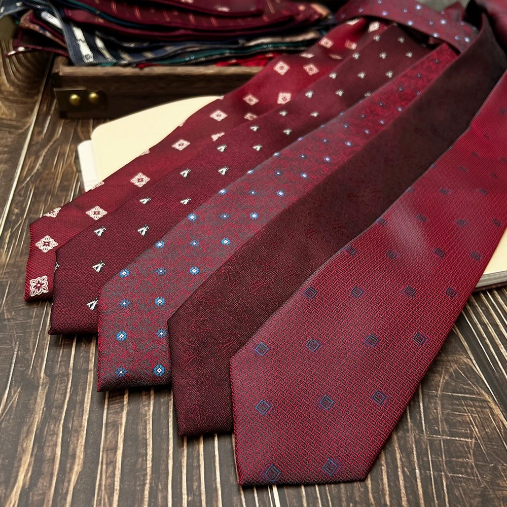 New Trendy Navy Brown Neckties - Men Formal Wear Shirts avaliação e preço