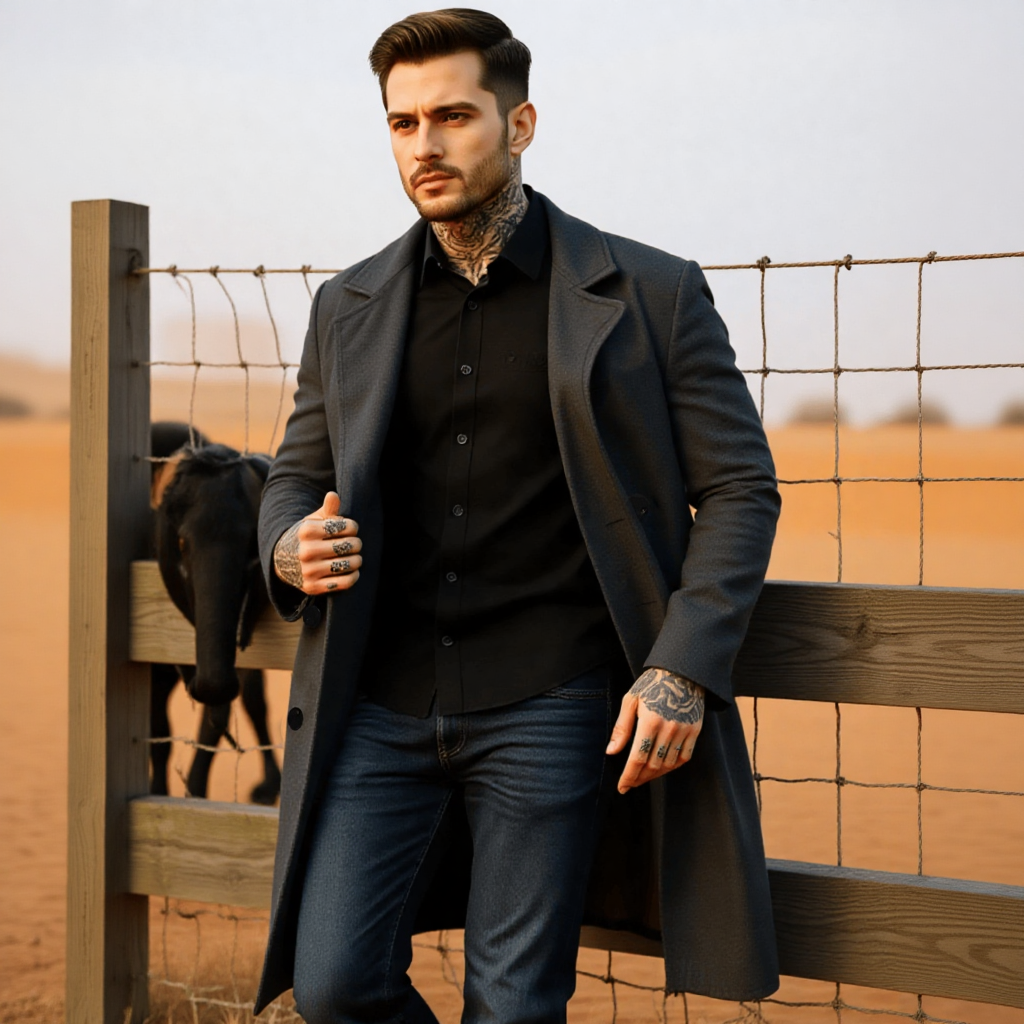 Men's Business Double-Breasted - Men'S Urban Formal Wear avaliação e preço
