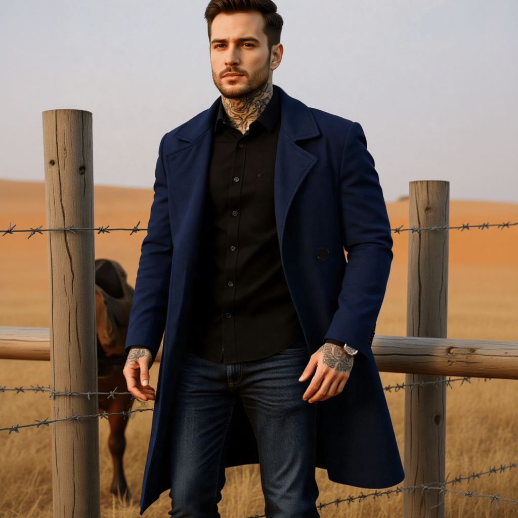Men's Business Double-Breasted - Men'S Urban Formal Wear avaliação e preço