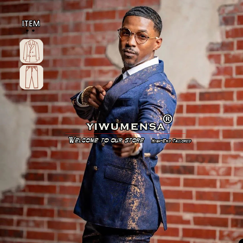 Luxury Bronzing Men's Suits Fo - Latest Men Formal Wear avaliação e preço