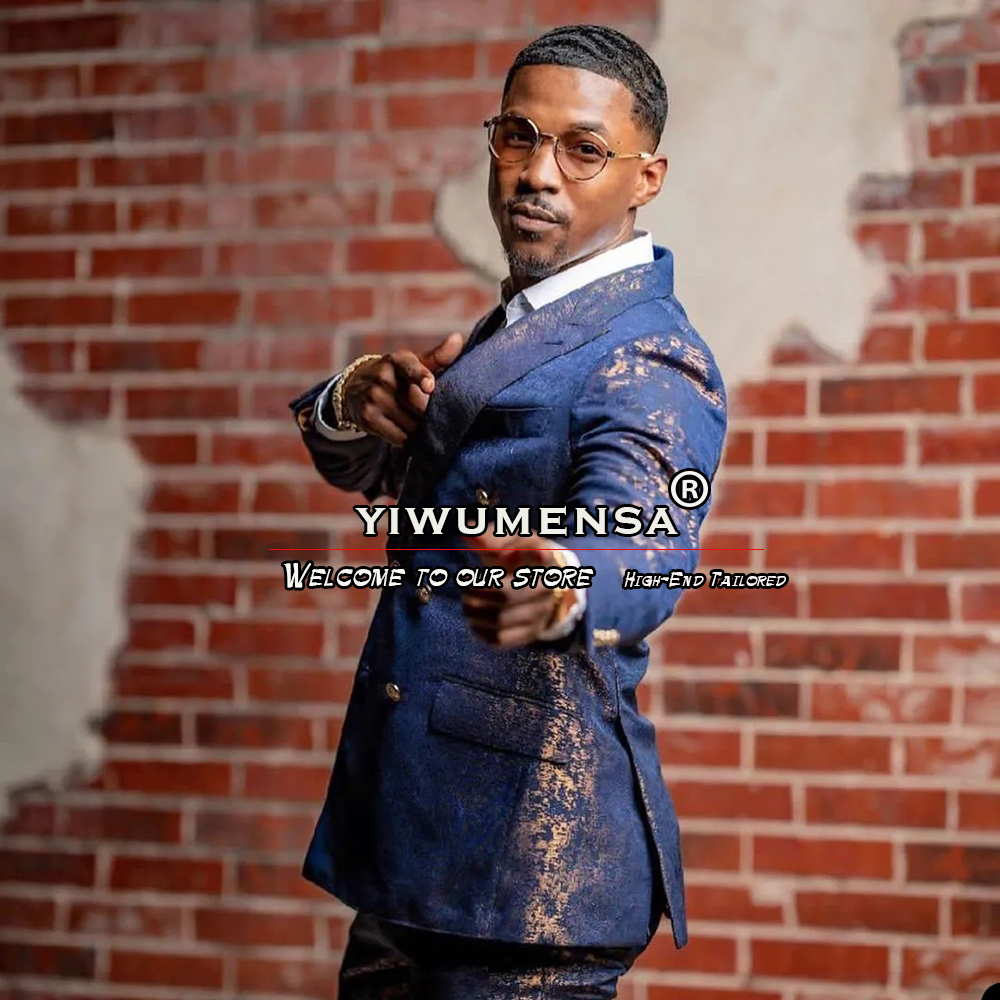 Luxury Bronzing Men's Suits Fo - Latest Men Formal Wear avaliação e preço