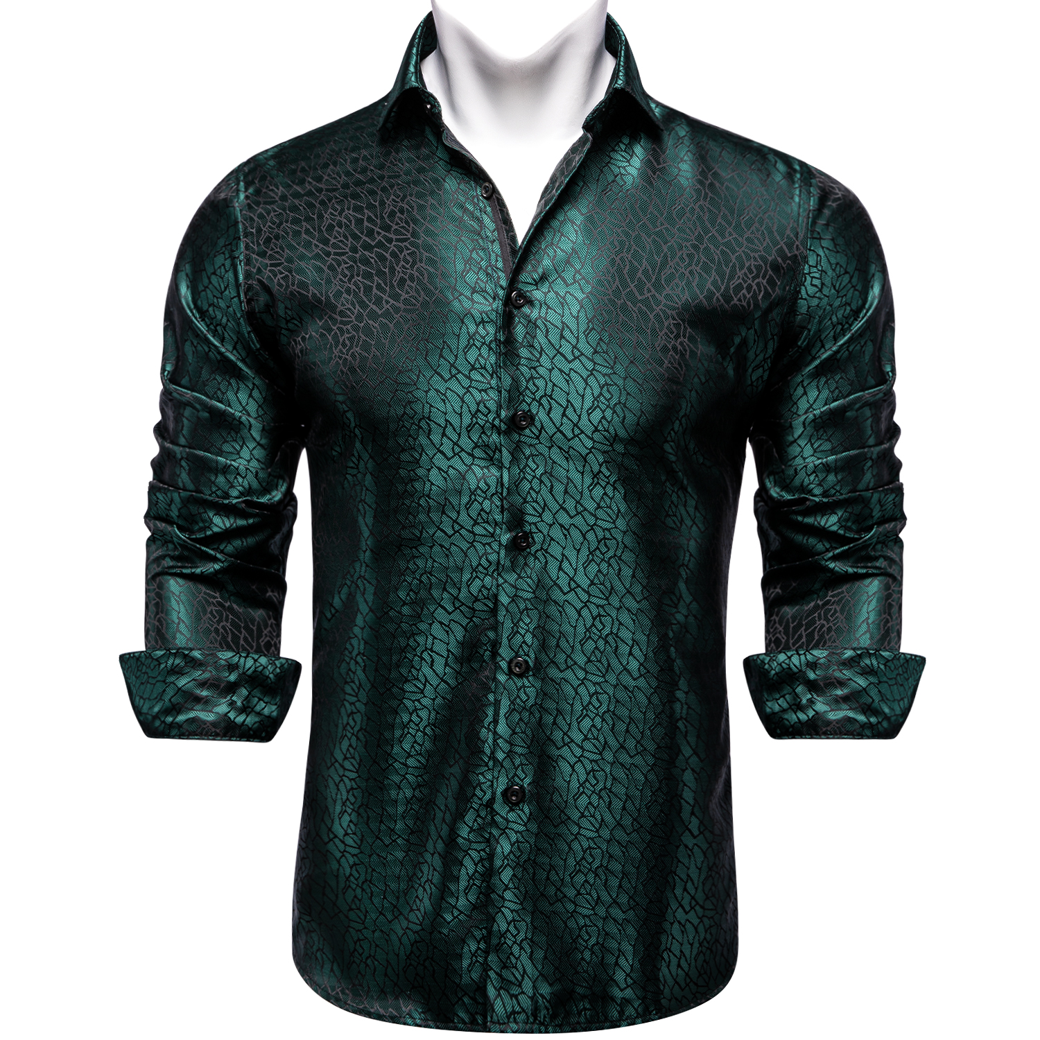 Fashion Green Shirts For Men C - Men Formal Wear Shirts avaliação e preço