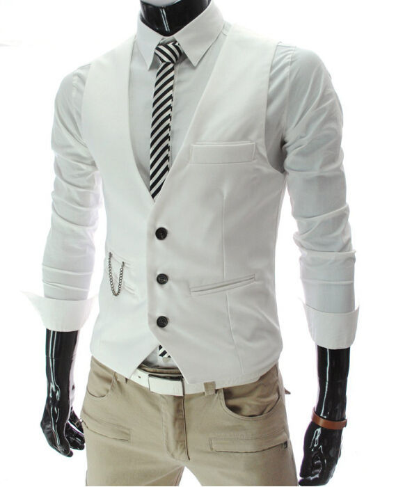 2025 New Grey Dress Vests Slim - Formal Vest Waistcoat avaliação e preço