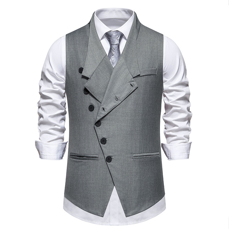 New Men's Suit Vests Fashion S - Formal Vest Waistcoat avaliação e preço