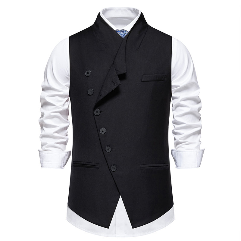 New Men's Suit Vests Fashion S - Formal Vest Waistcoat avaliação e preço