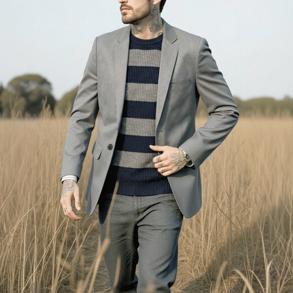 Men's European Fashion Single- - Men'S Urban Formal Wear avaliação e preço
