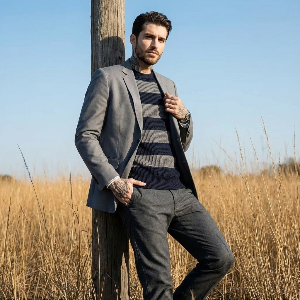 Men's European Fashion Single- - Men'S Urban Formal Wear avaliação e preço