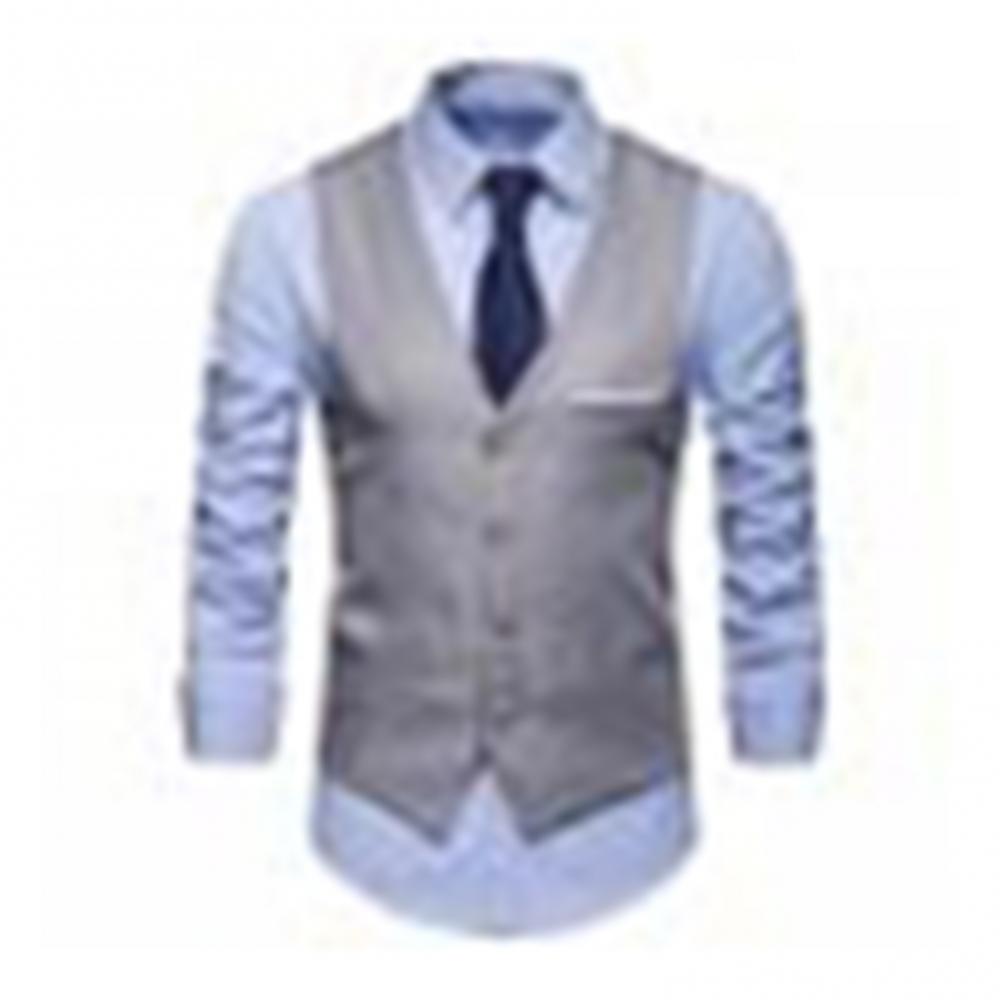 Dress Vests For Men Slim Fits  - Formal Vest Waistcoat avaliação e preço