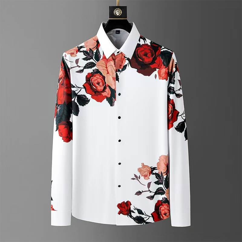 Luxury High Quality Mens Vinta - Men Formal Wear Shirts avaliação e preço