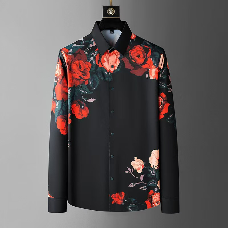 Luxury High Quality Mens Vinta - Men Formal Wear Shirts avaliação e preço