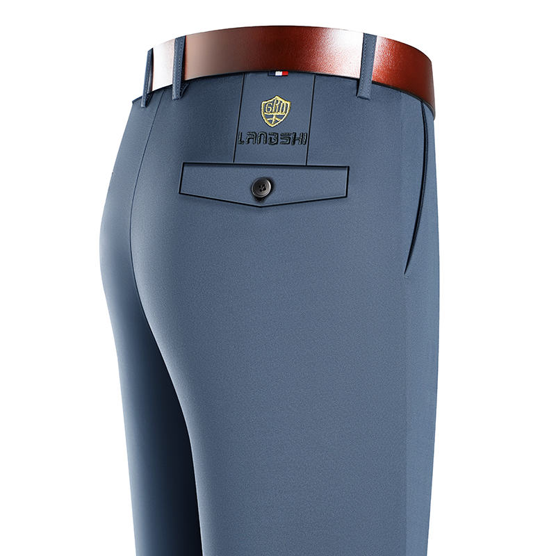 Mens Business Casual Pants Str - Young Men Formal Wear avaliação e preço
