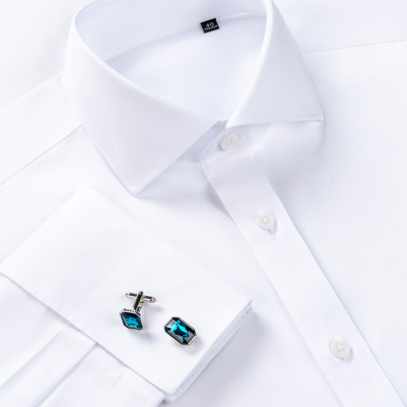 High-end 200 4-strand yarn 100 - Men Formal Wear Shirts avaliação e preço
