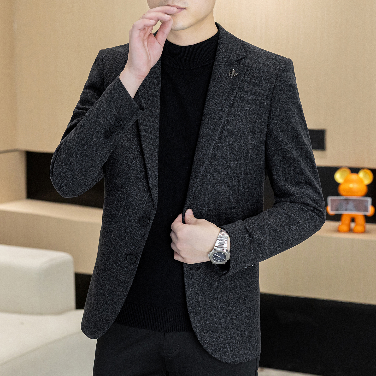 Autumn and winter new men's su - Men Formal Wear Shop avaliação e preço