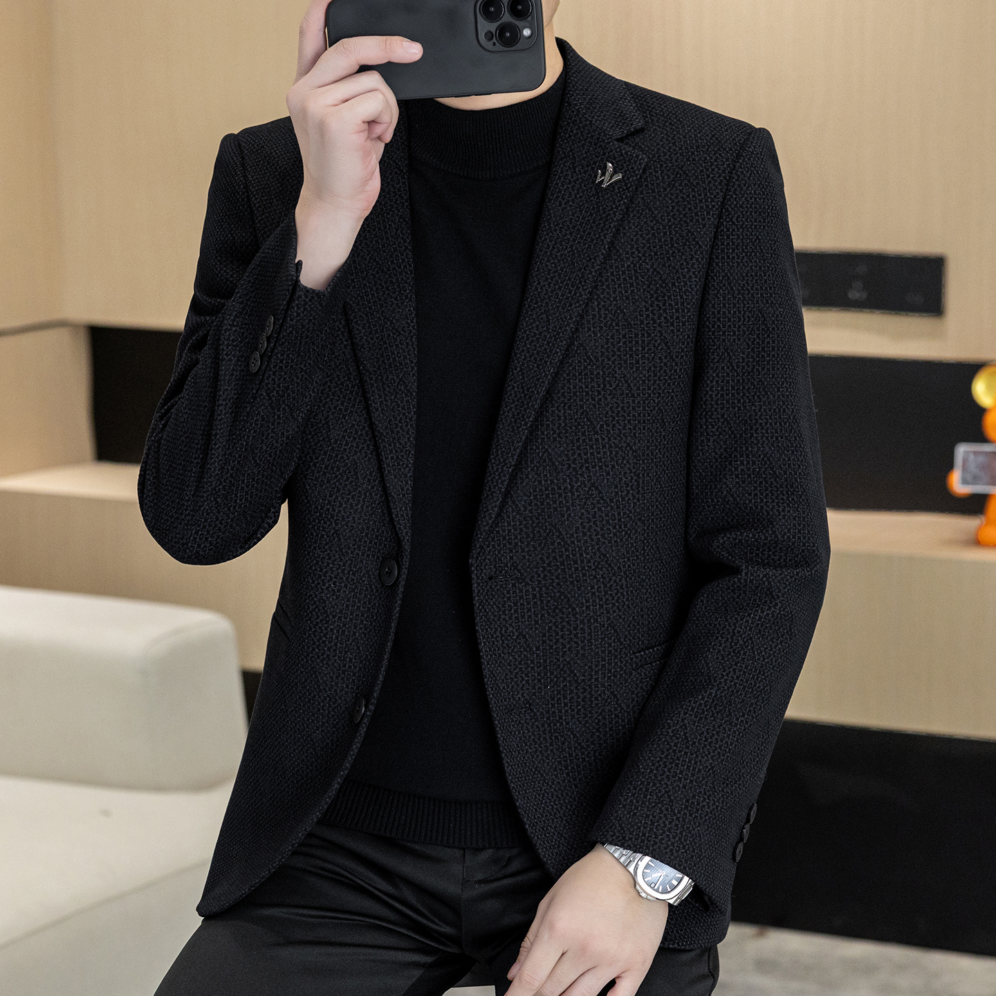 Autumn and winter new men's su - Men Formal Wear Shop avaliação e preço