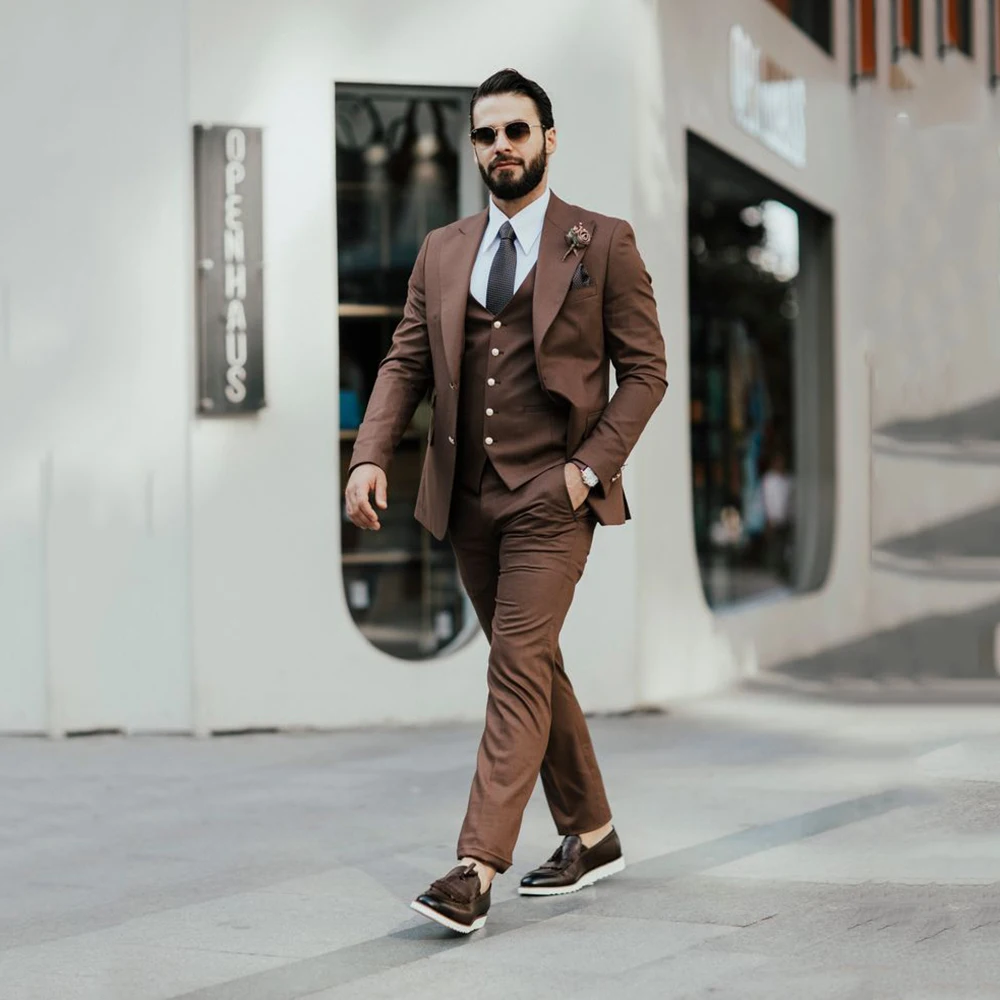 Latest Designs Brown Suits For - Latest Men Formal Wear avaliação e preço