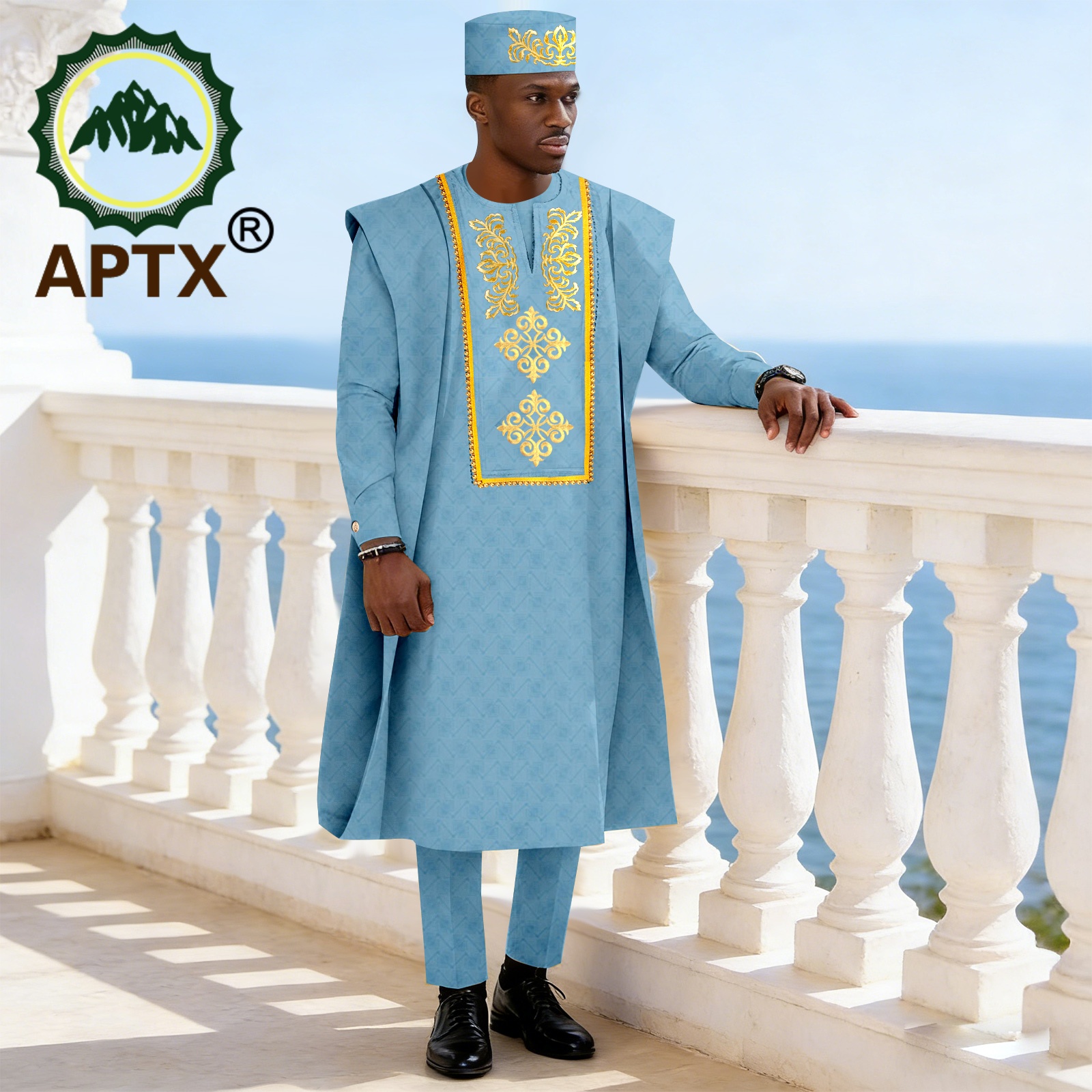 African Traditional Men's 3-Pi - Men Formal Wear Shirts avaliação e preço